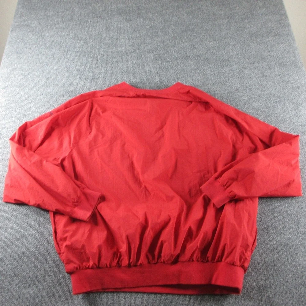 Polo Ralph Lauren Jacket Mens XL‎ Red Nylon Pullover Mesh Lined Golf Windbreaker